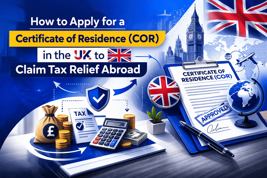 How to Apply for a Certificate of Residence in the UK (HMRC Guide) | Claim Tax Relief Abroad